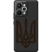 Чорний чохол BoxFace Realme 15 Pro Ukrainian Trident