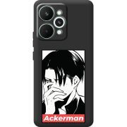 Чорний чохол BoxFace Realme 15 Pro Attack On Titan - Ackerman
