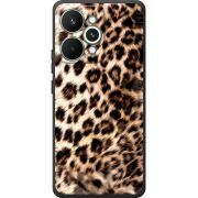 Чорний чохол BoxFace Realme 15 Pro Леопардовий