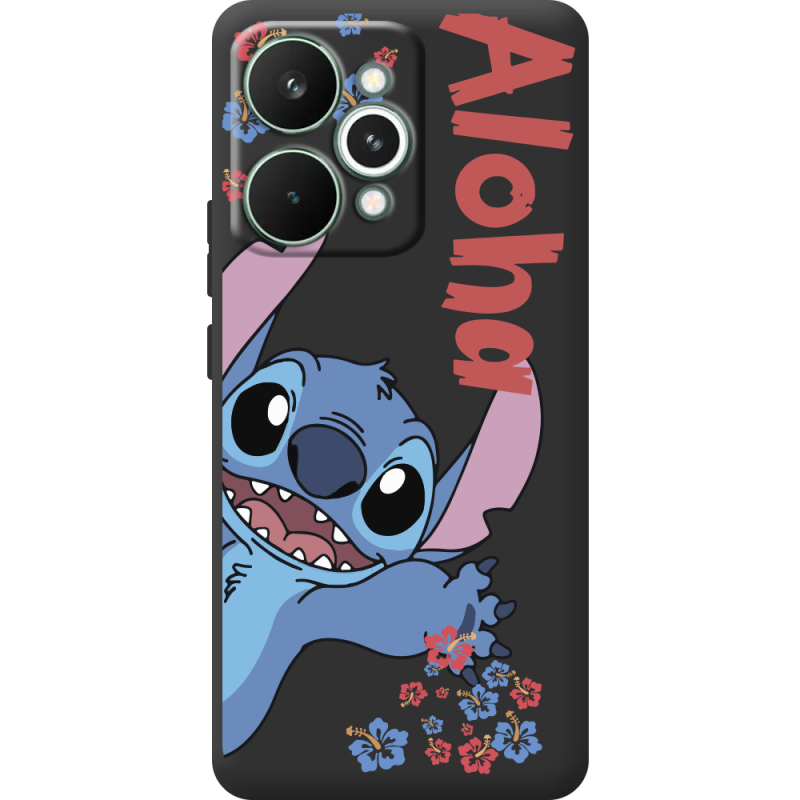 Чорний чохол BoxFace Realme 15 Pro Гавайський гість Stich