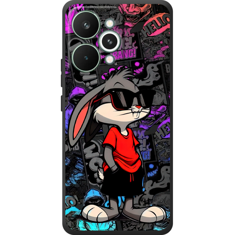 Чорний чохол BoxFace Realme 15 Pro Малий вухань