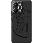 Чорний чохол BoxFace Realme 15 Pro Horse