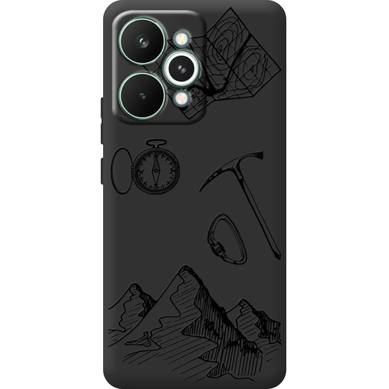 Чорний чохол BoxFace Realme 15 Pro Mountains