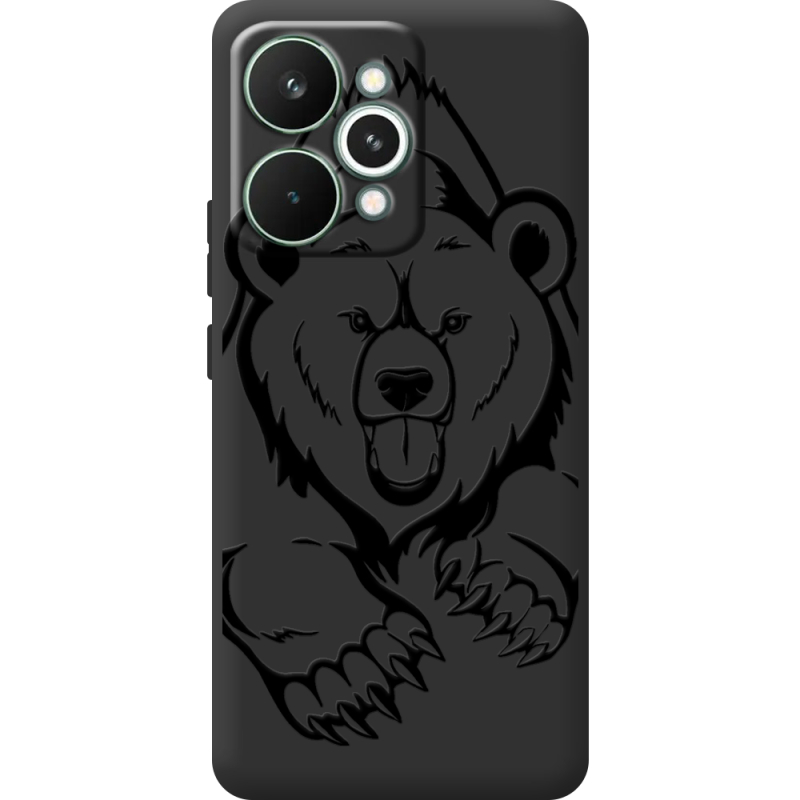 Чорний чохол BoxFace Realme 15 Pro Grizzly Bear