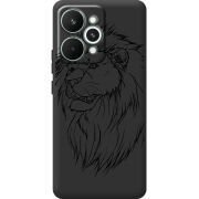 Чорний чохол BoxFace Realme 15 Pro Lion