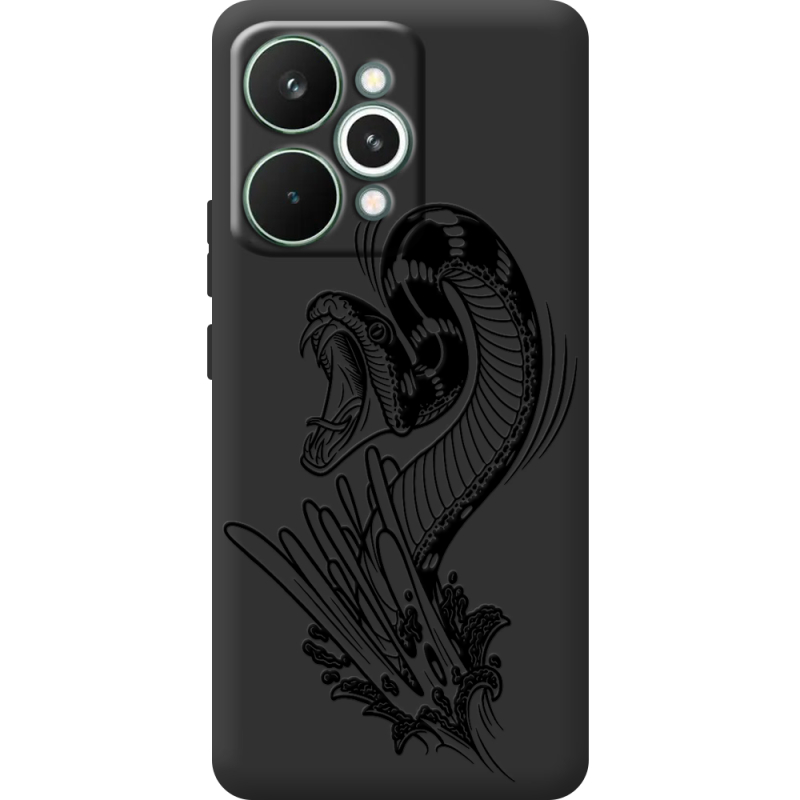 Чорний чохол BoxFace Realme 15 Pro Snake