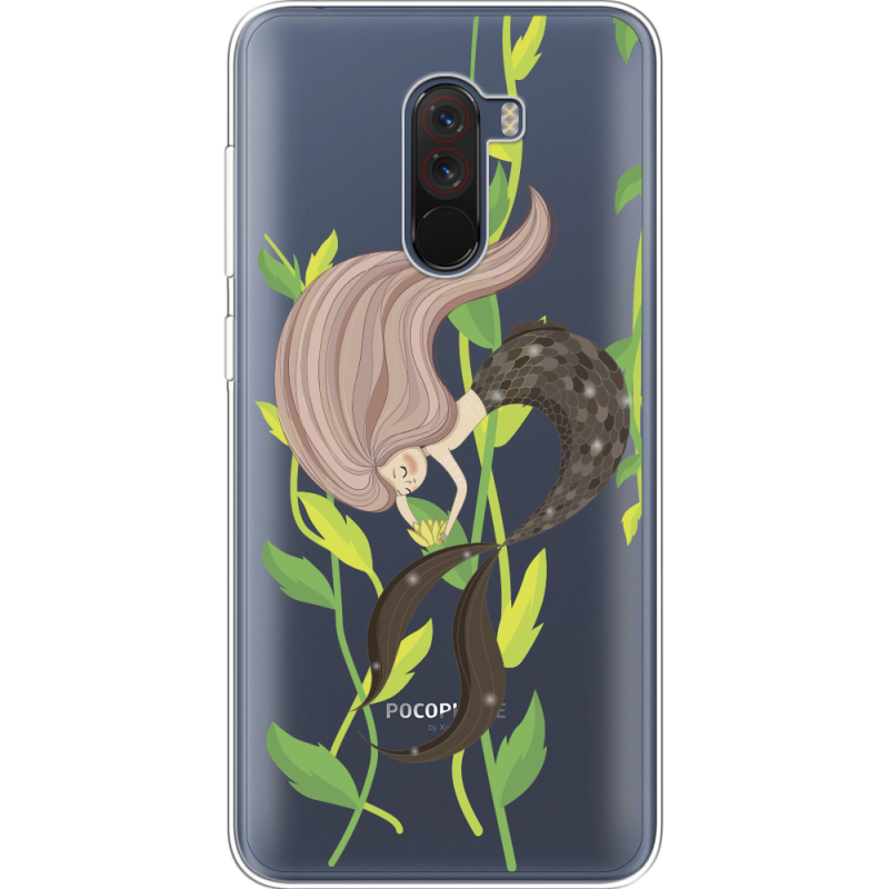 Прозрачный чехол Uprint Xiaomi Pocophone F1 Cute Mermaid
