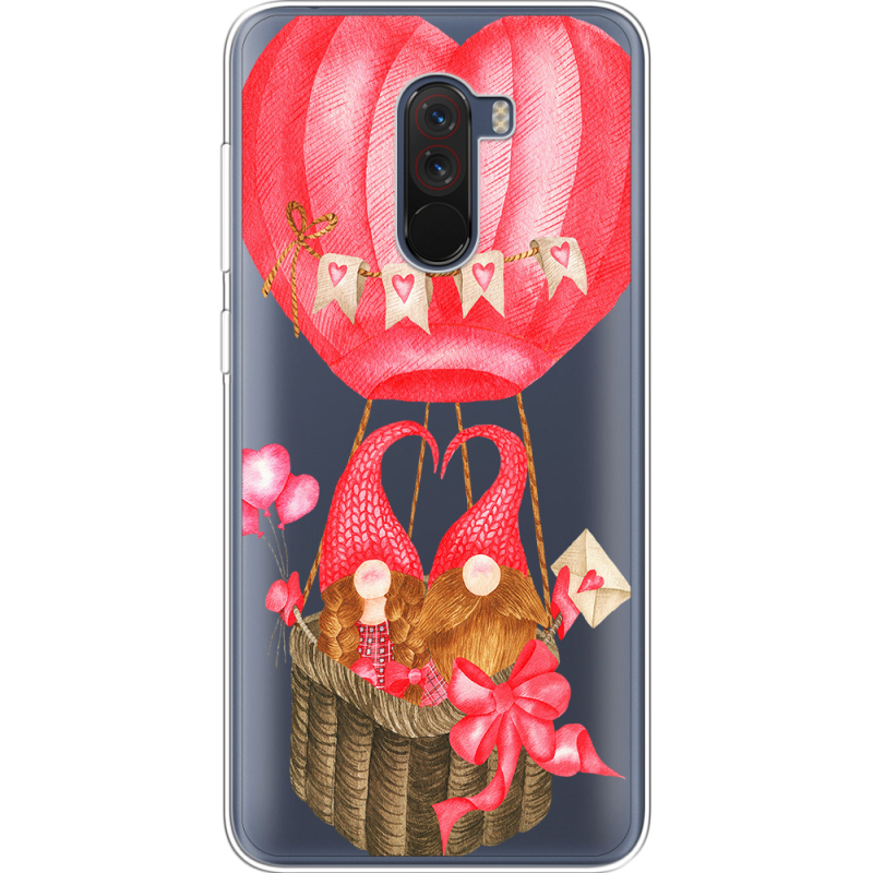 Прозрачный чехол Uprint Xiaomi Pocophone F1 Valentine Dwarfs