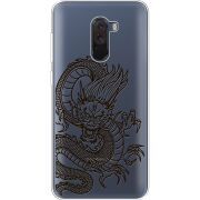Прозрачный чехол Uprint Xiaomi Pocophone F1 Chinese Dragon