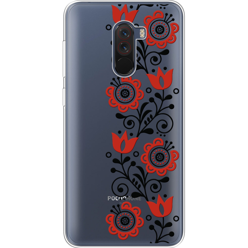 Прозрачный чехол Uprint Xiaomi Pocophone F1 Ethno Ornament