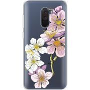 Прозрачный чехол Uprint Xiaomi Pocophone F1 Cherry Blossom
