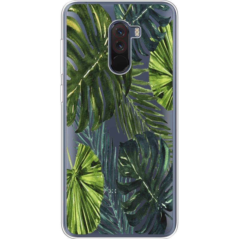 Прозрачный чехол Uprint Xiaomi Pocophone F1 Palm Tree