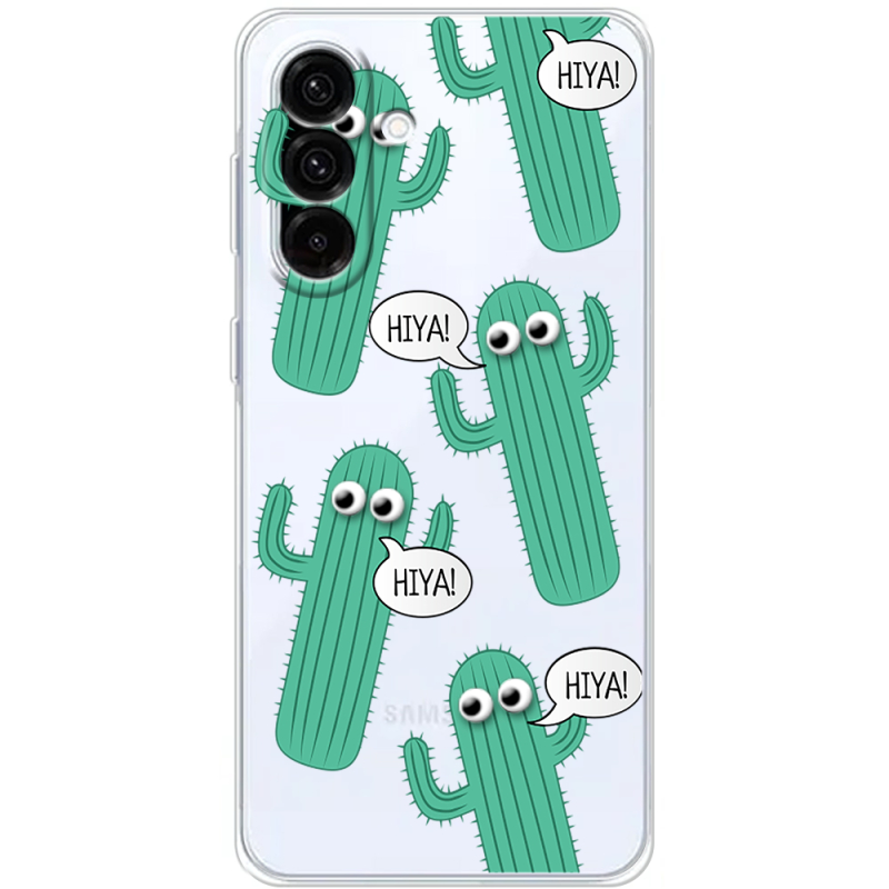 Прозорий чохол BoxFace Samsung Galaxy A37 5G (A376) с 3D-глазками HIYA