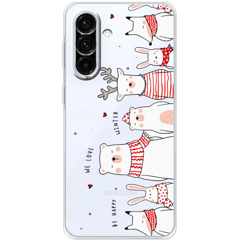 Прозорий чохол BoxFace Samsung Galaxy A37 5G (A376) The Friendly Beasts