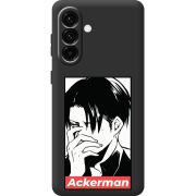 Чорний чохол BoxFace Samsung Galaxy A57 5G (A576) Attack On Titan - Ackerman