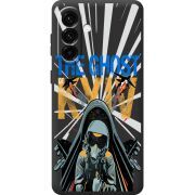 Чорний чохол BoxFace Samsung Galaxy A57 5G (A576) Привид Києва в дії