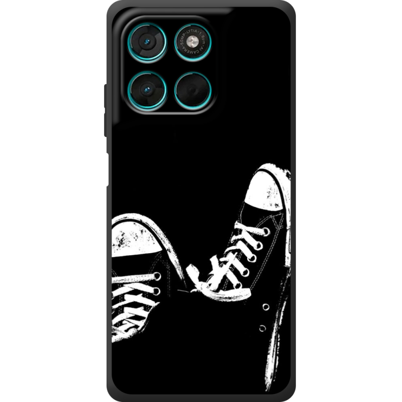 Чохол BoxFace Moto G57 Power Black Sneakers