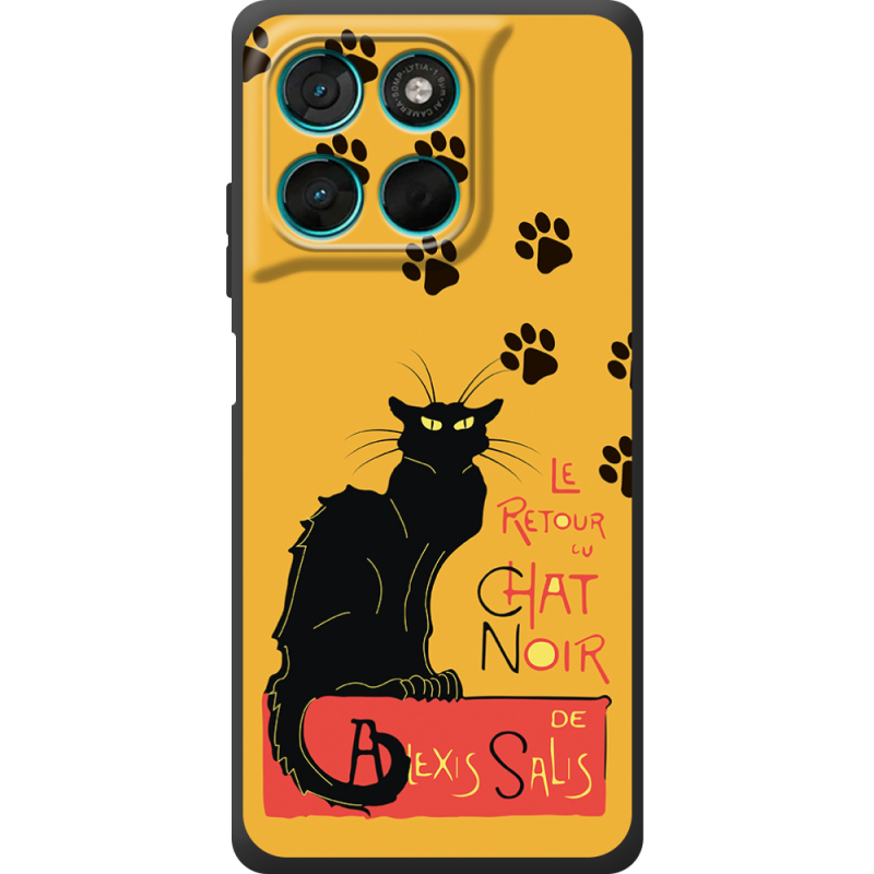 Чохол BoxFace Moto G57 Power Noir Cat