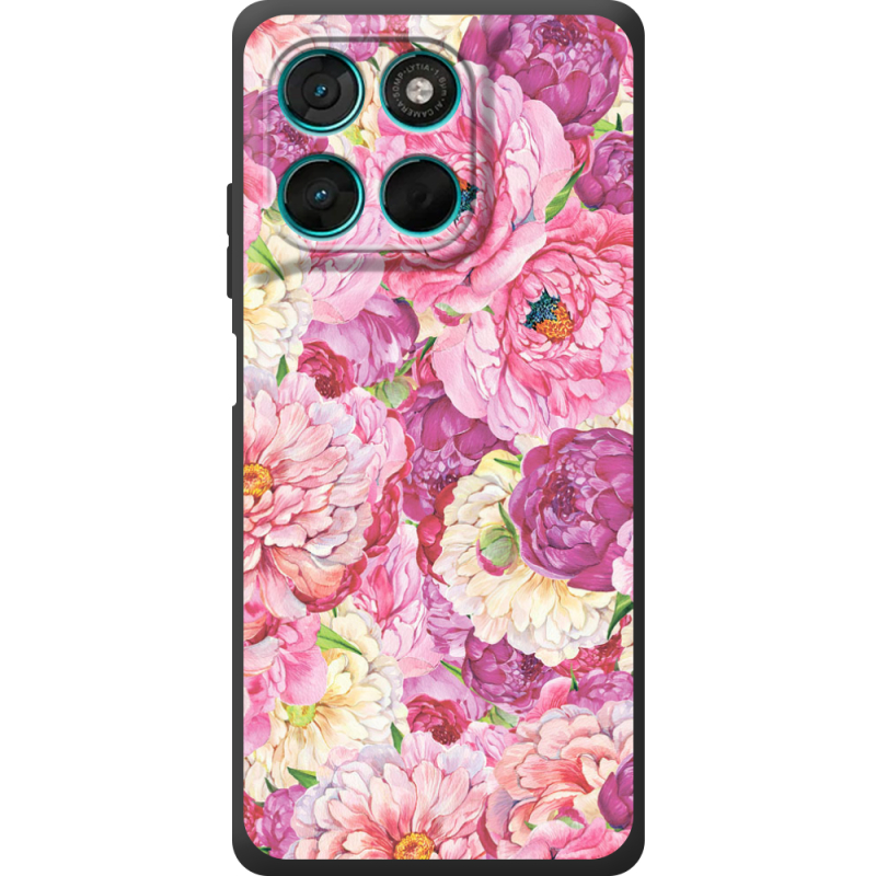 Чохол BoxFace Moto G57 Power Pink Peonies