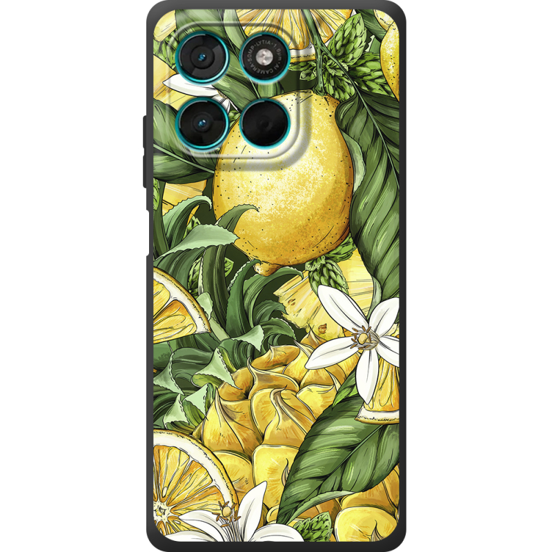 Чохол BoxFace Moto G57 Power Lemon Pattern