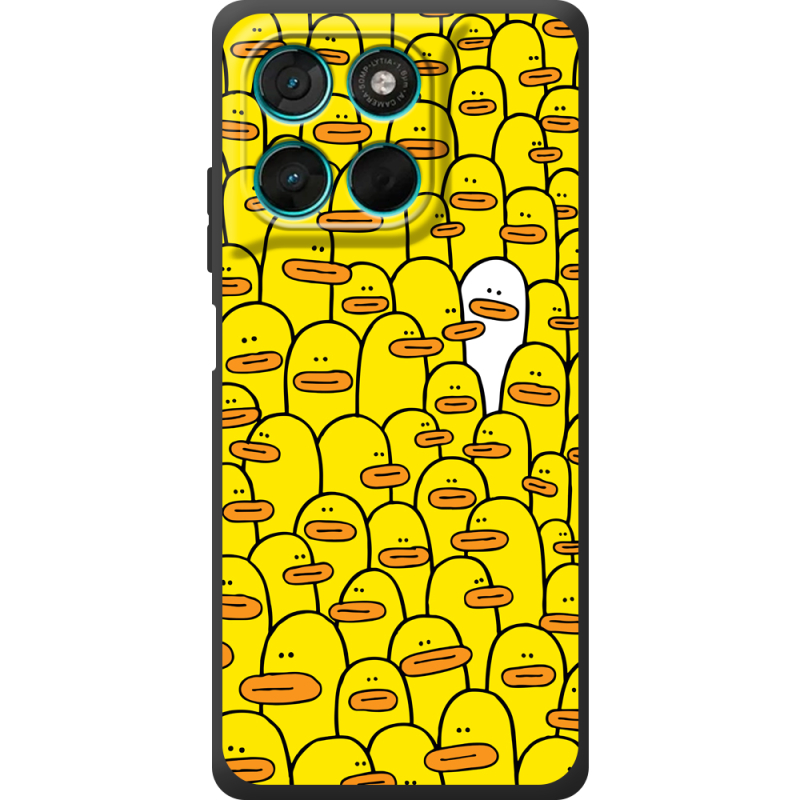 Чохол BoxFace Moto G57 Power Yellow Ducklings