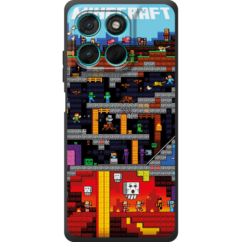 Чохол BoxFace Moto G57 Power Minecraft Lode Runner