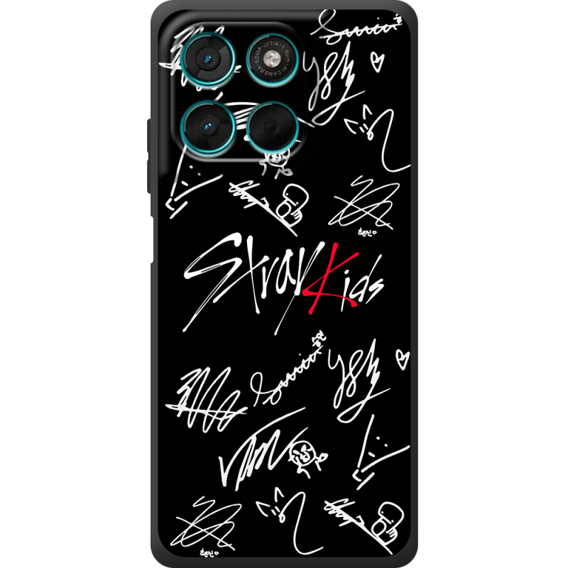 Чохол BoxFace Moto G57 Power Stray Kids автограф