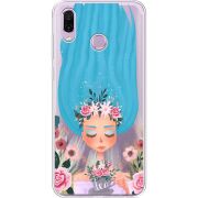 Прозрачный чехол Uprint Honor Play Blue Hair