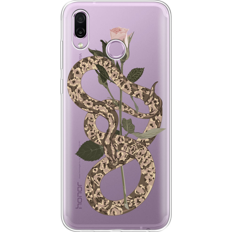 Прозрачный чехол Uprint Honor Play Glamor Snake
