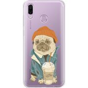 Прозрачный чехол Uprint Honor Play Dog Coffeeman