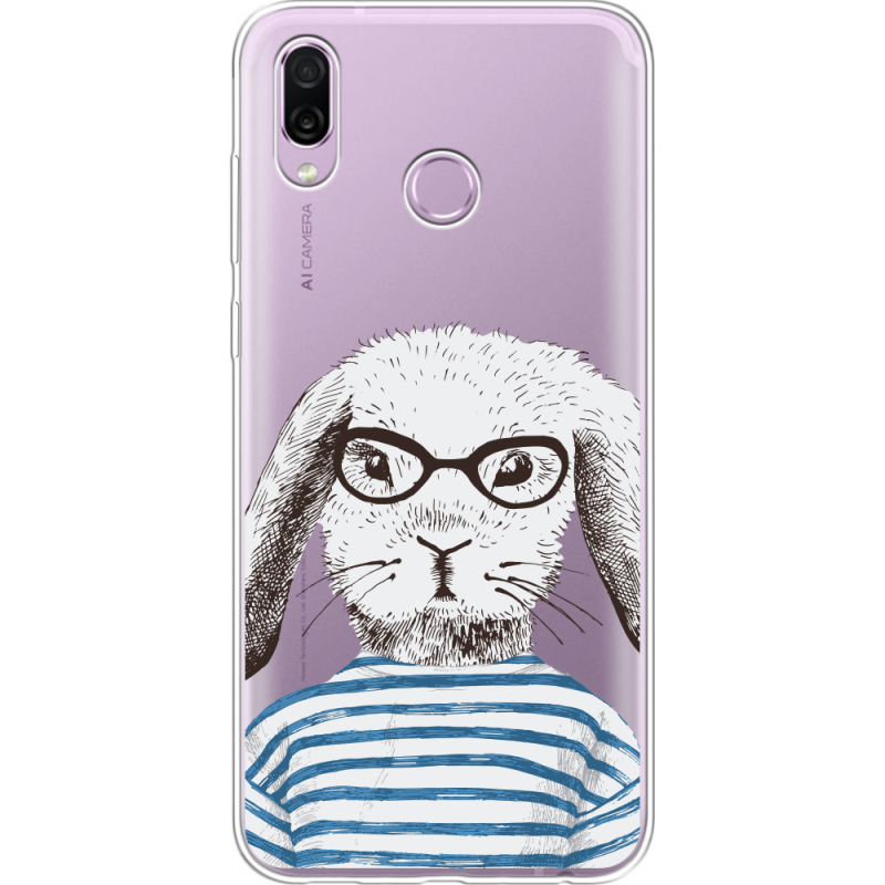 Прозрачный чехол Uprint Honor Play MR. Rabbit