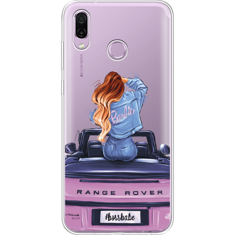 Прозрачный чехол Uprint Honor Play Boss Babe