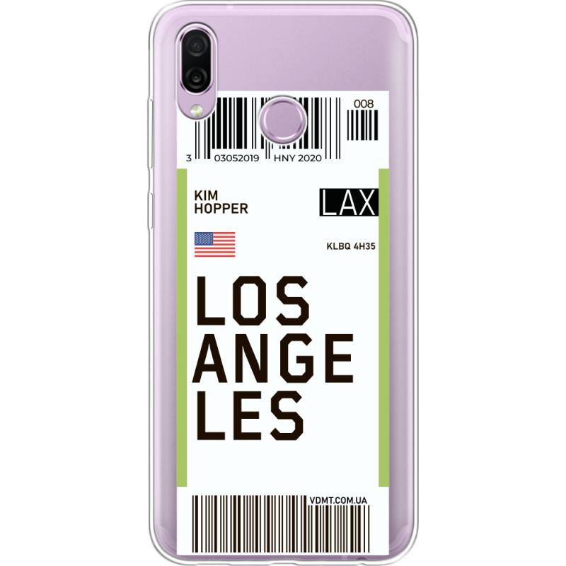 Прозрачный чехол Uprint Honor Play Ticket Los Angeles