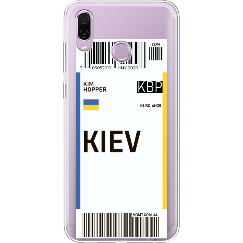 Прозрачный чехол Uprint Honor Play Ticket Kiev