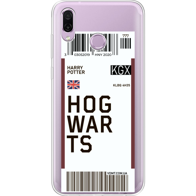 Прозрачный чехол Uprint Honor Play Ticket Hogwarts