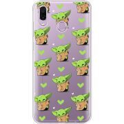 Прозрачный чехол Uprint Honor Play Pattern Baby Yoda