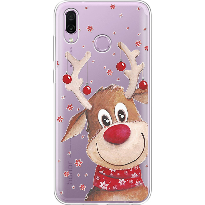 Прозрачный чехол Uprint Honor Play Winter Deer