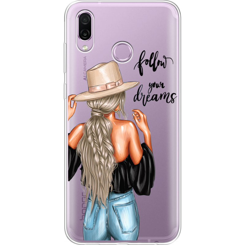 Прозрачный чехол Uprint Honor Play Follow Your Dreams