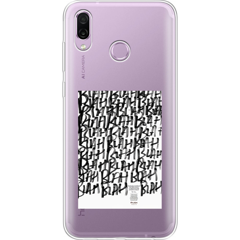 Прозрачный чехол Uprint Honor Play Blah Blah