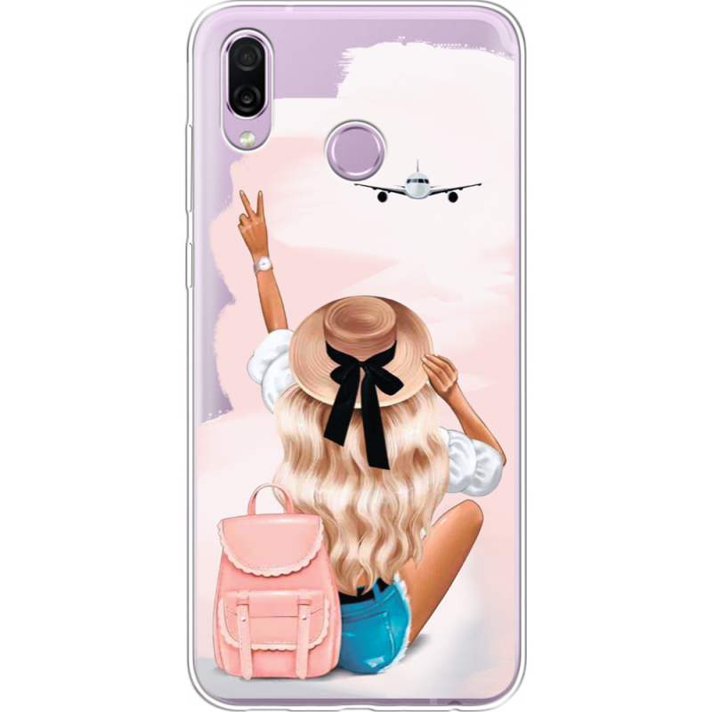 Прозрачный чехол Uprint Honor Play Travel Girl