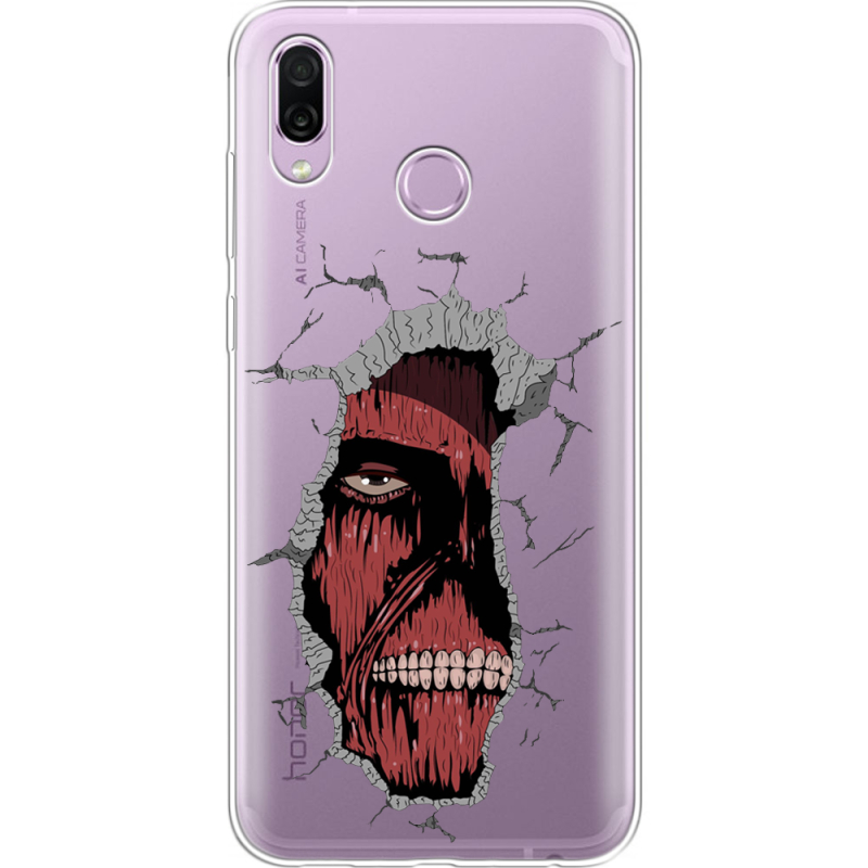 Прозрачный чехол Uprint Honor Play Нападение Титана