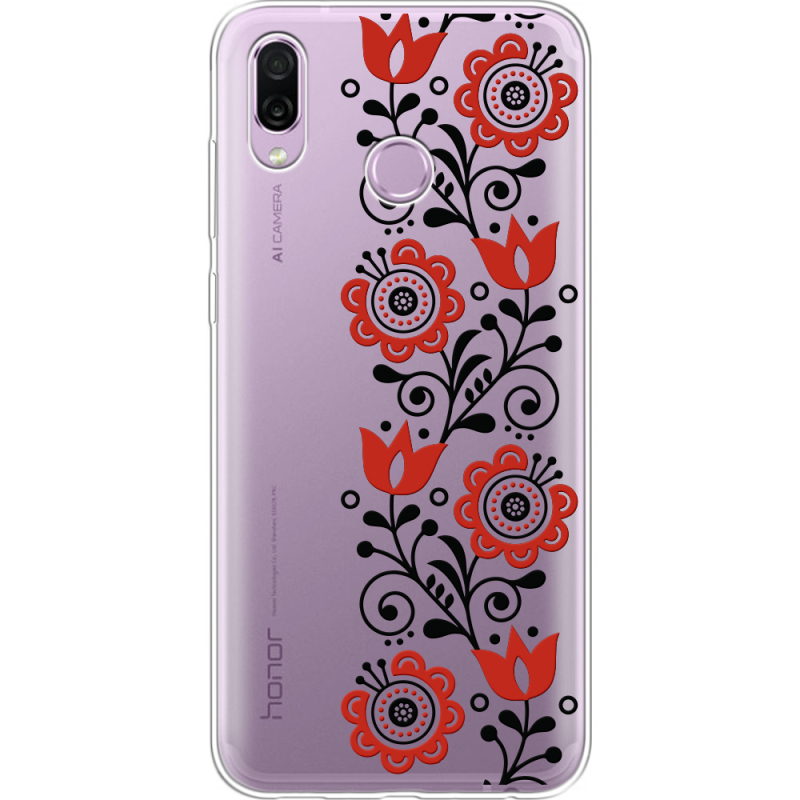 Прозрачный чехол Uprint Honor Play Ethno Ornament