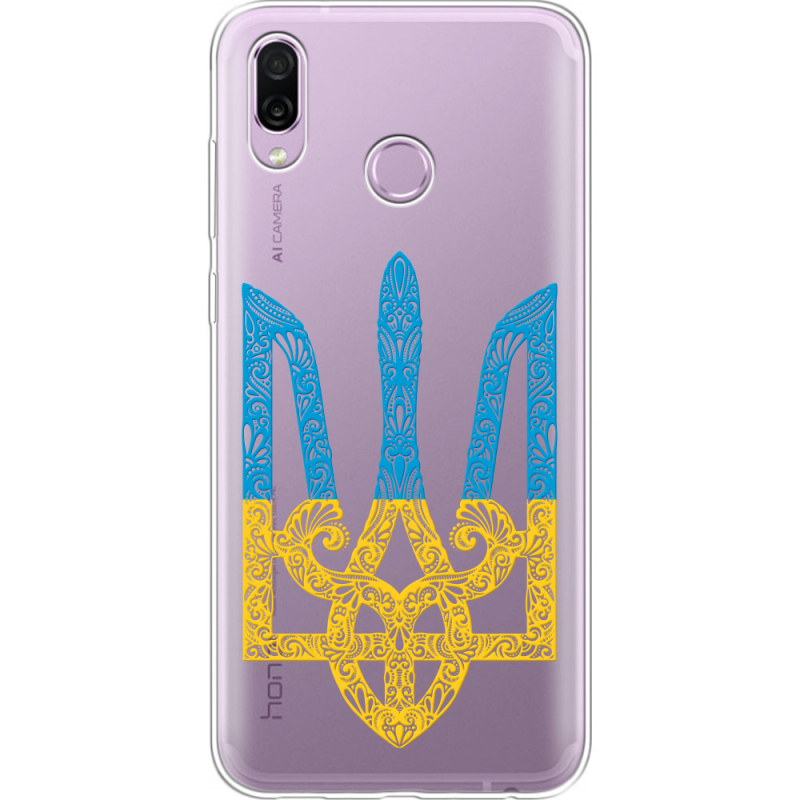 Прозрачный чехол Uprint Honor Play Gold Trident