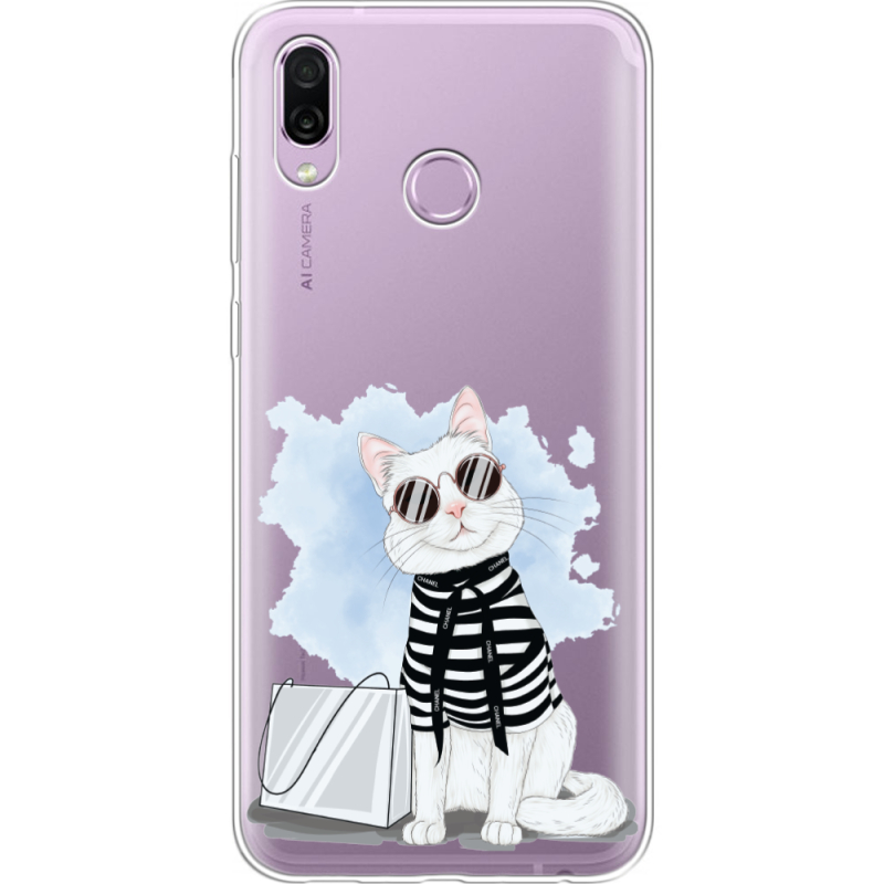Прозрачный чехол Uprint Honor Play Cat Style