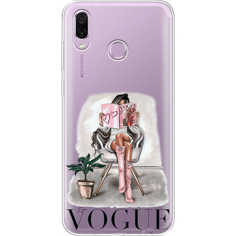 Прозрачный чехол Uprint Honor Play VOGUE