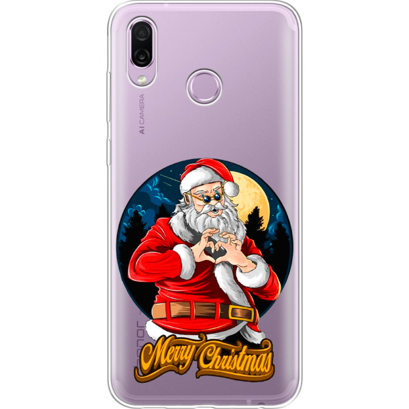 Прозрачный чехол Uprint Honor Play Cool Santa