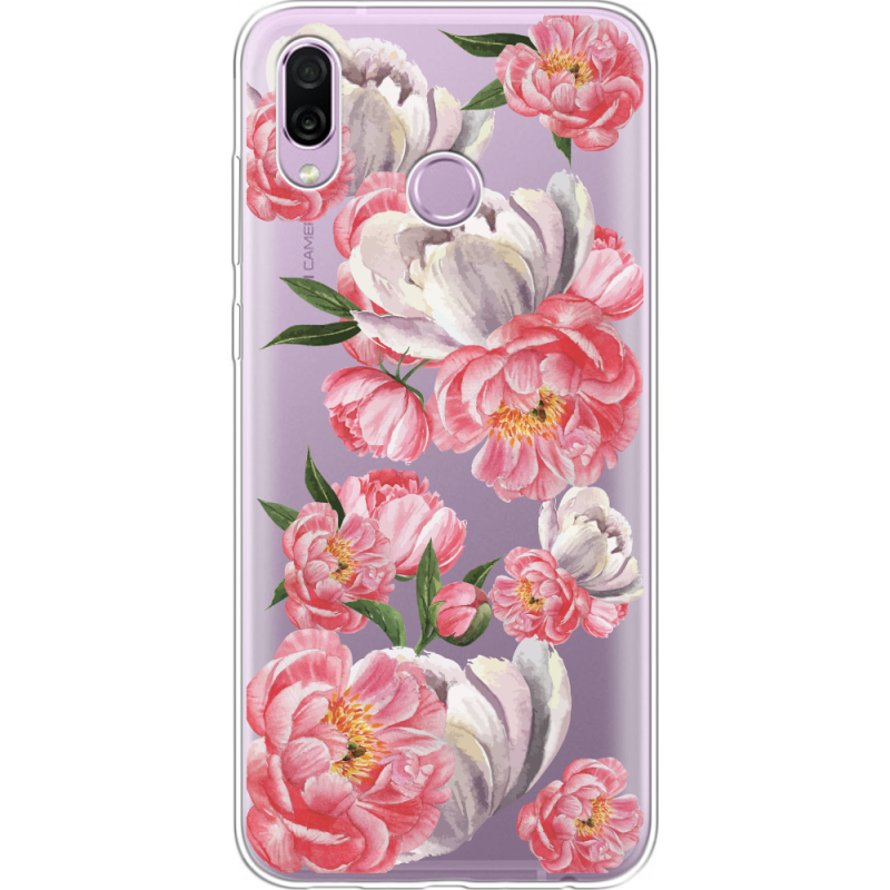 Прозрачный чехол Uprint Honor Play Peony Watercolor Style