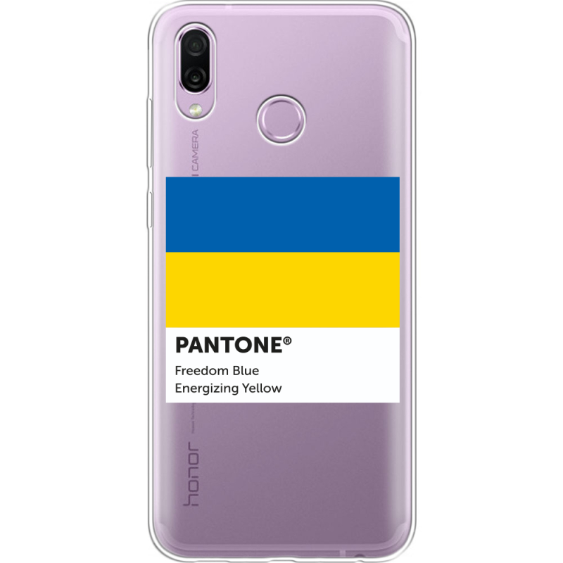 Прозрачный чехол Uprint Honor Play Pantone вільний синій