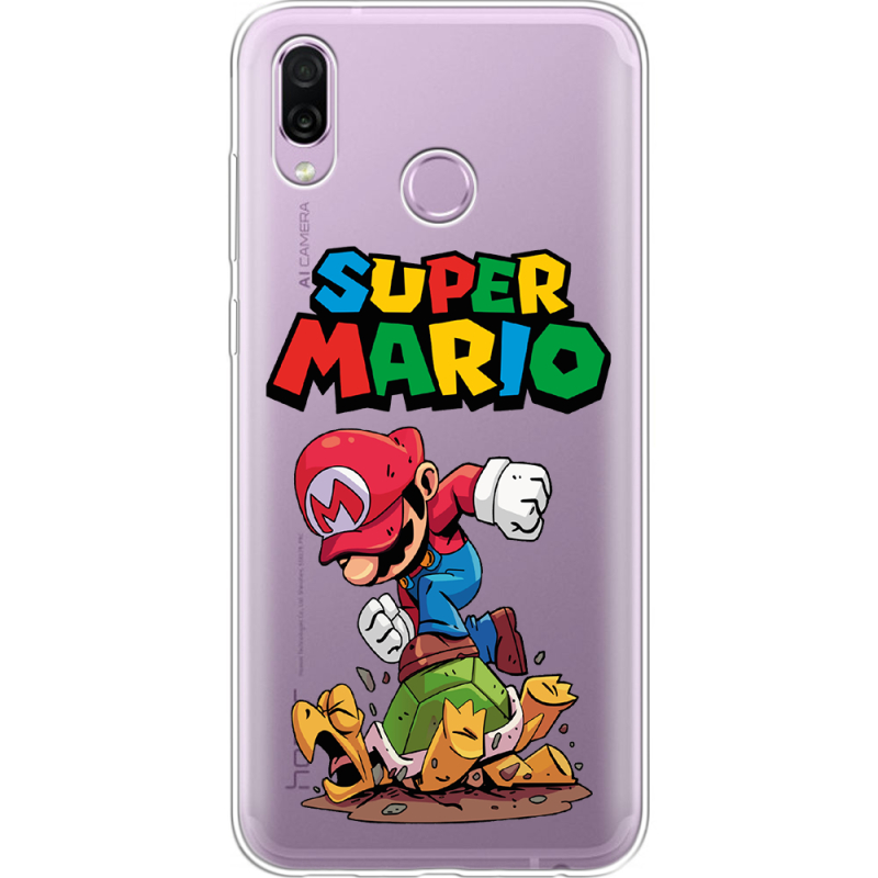 Прозрачный чехол Uprint Honor Play Super Mario