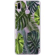 Прозрачный чехол Uprint Honor Play Palm Tree